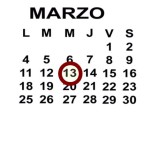 MAR 13