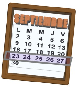 week of 23 al 27 de septiembre