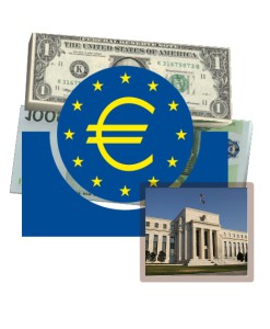 Curr EUR USD BCE FED